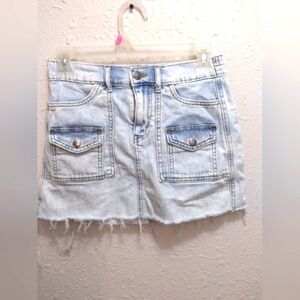 Aerie Denim Mini Skirt